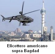 Elicottero americano sopra Bagdad